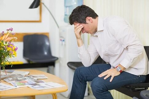 the man thought about treating prostatitis with drugs